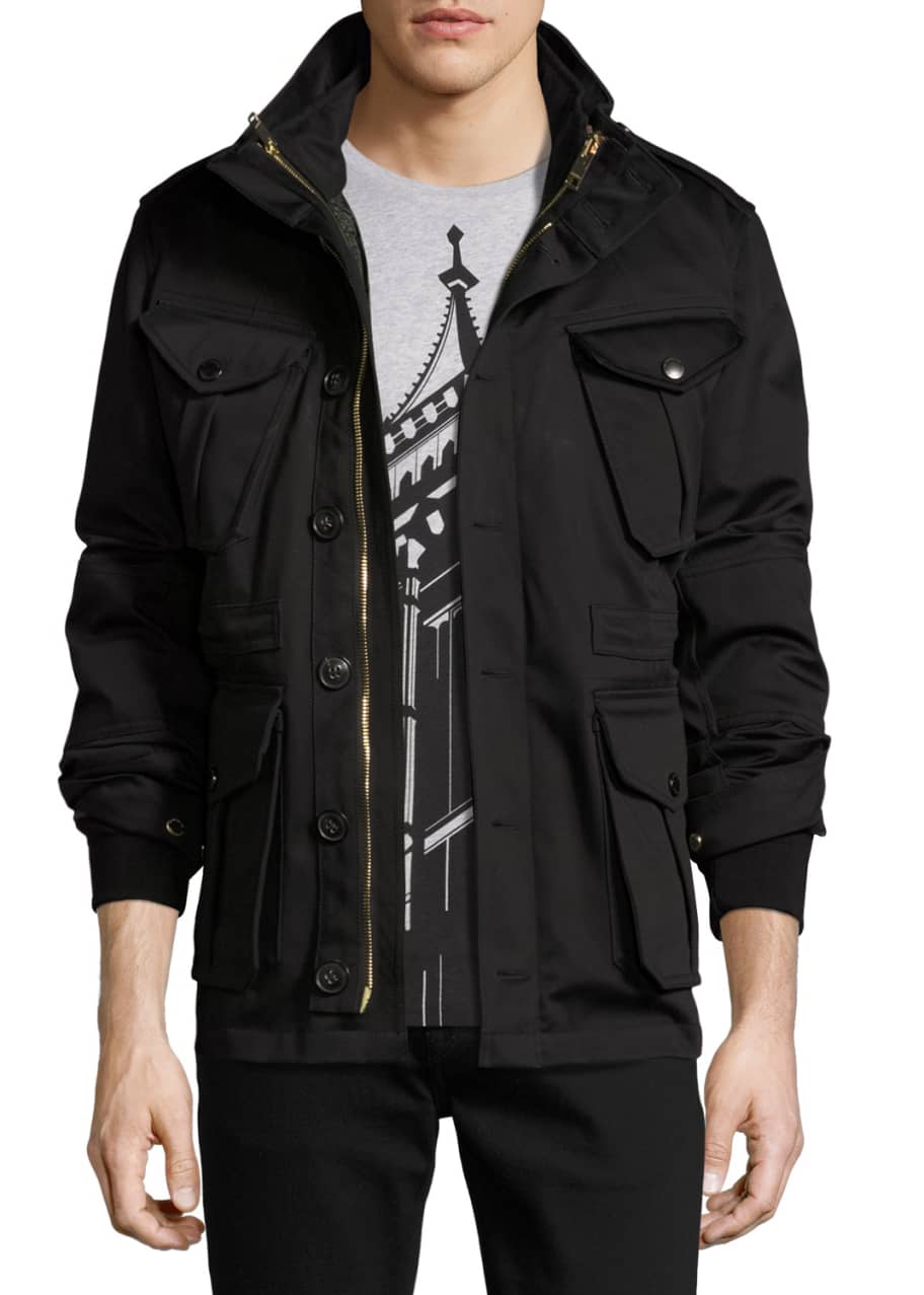Burberry field jacket mens 2025