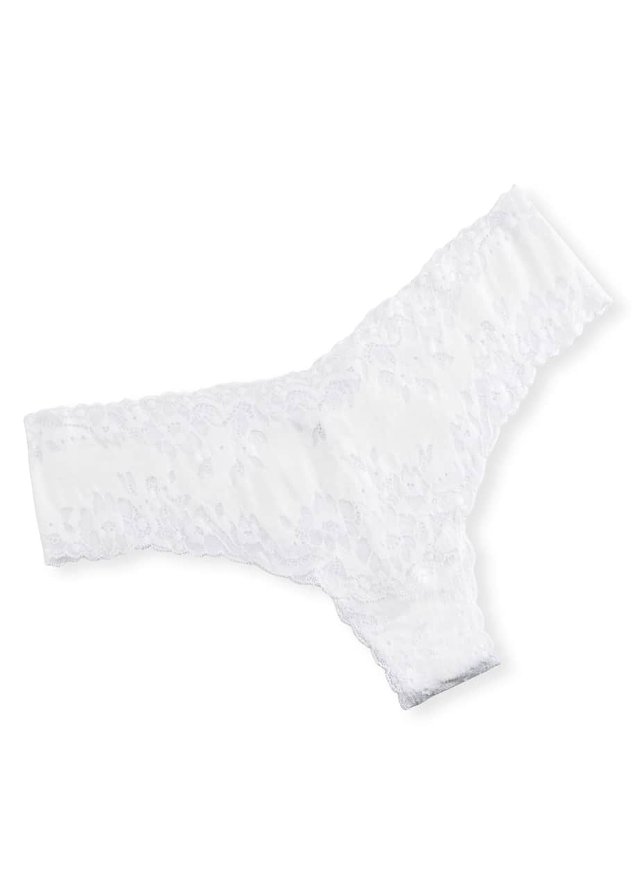 Image 1 of 1: Italia Low-Rise Lace Thong