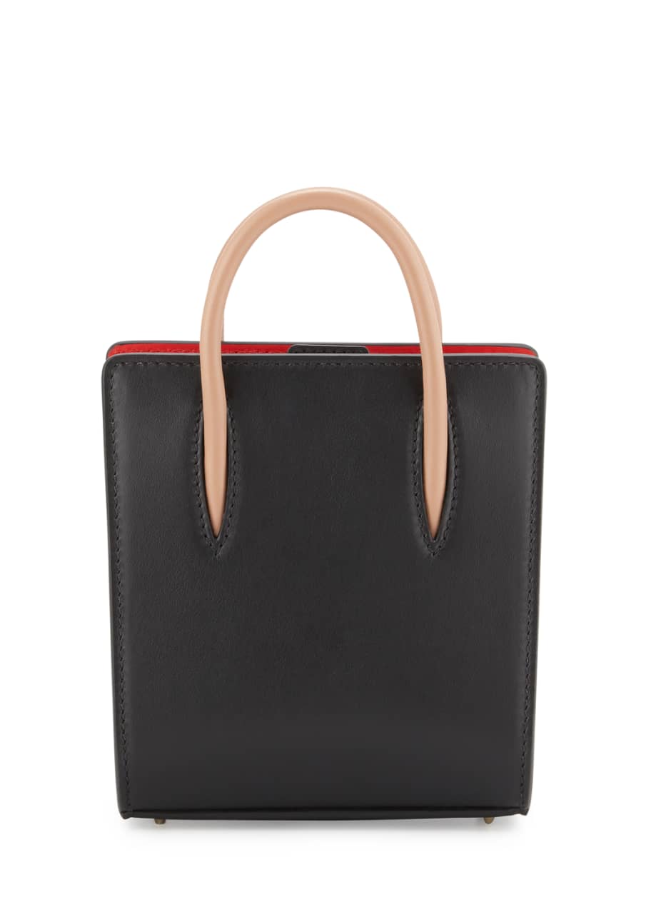 Image 1 of 1: Paloma Nano Calf Tote Bag, Black/Brown