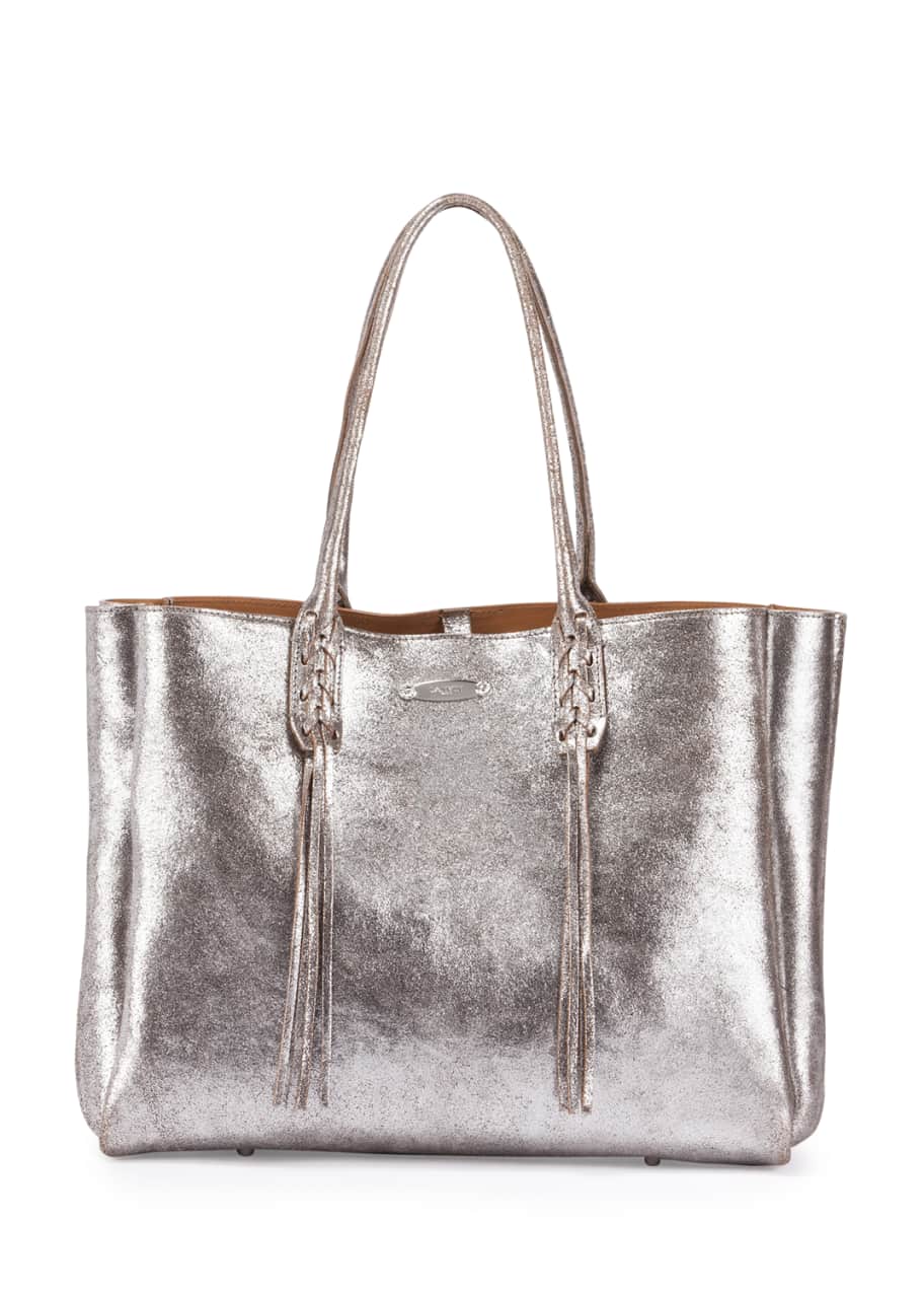 Metallic tote bag online india hot sale