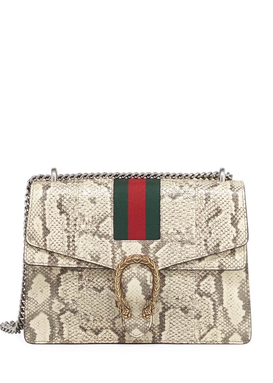 Gucci Dionysus Medium Python Shoulder Bag, Neutral - Bergdorf Goodman