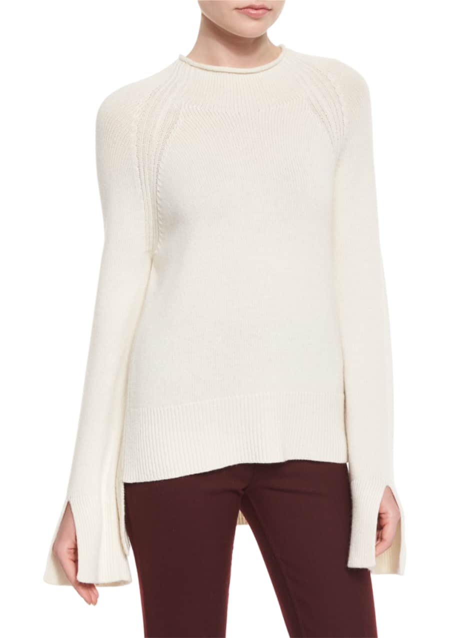 Slit sleeve cheap sweater