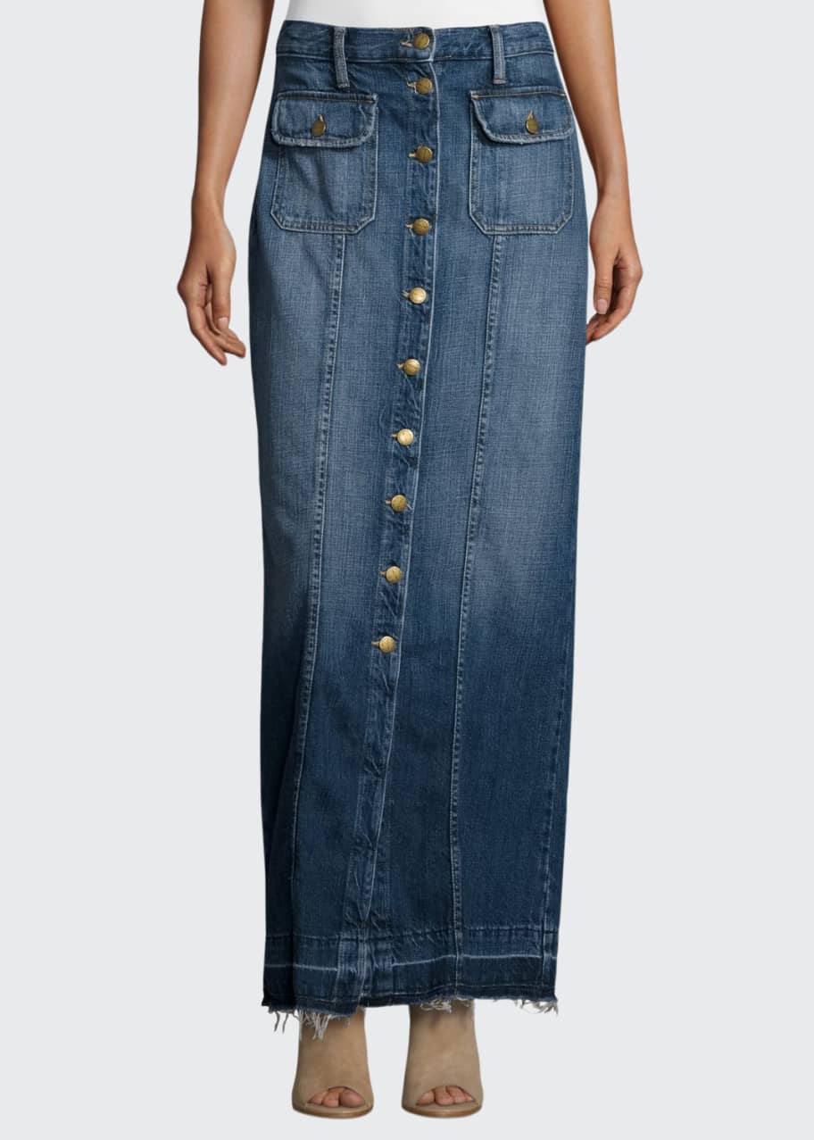 Current elliot denim skirt best sale