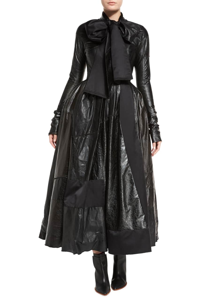 Leather ball gown sale