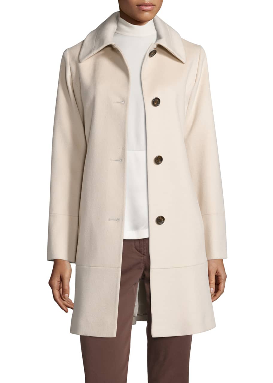 Fleurette best sale wool coat