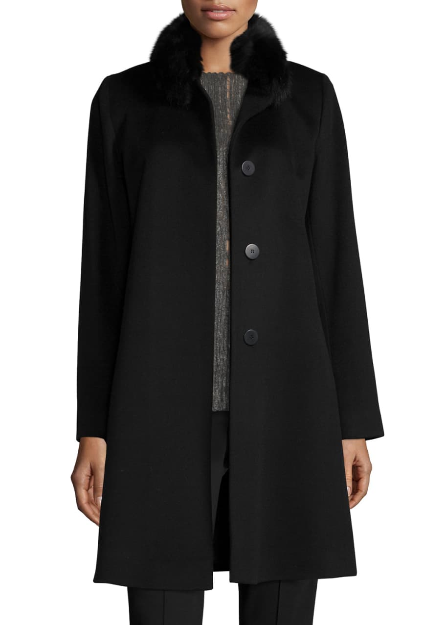 Fleurette studio sale wool coat