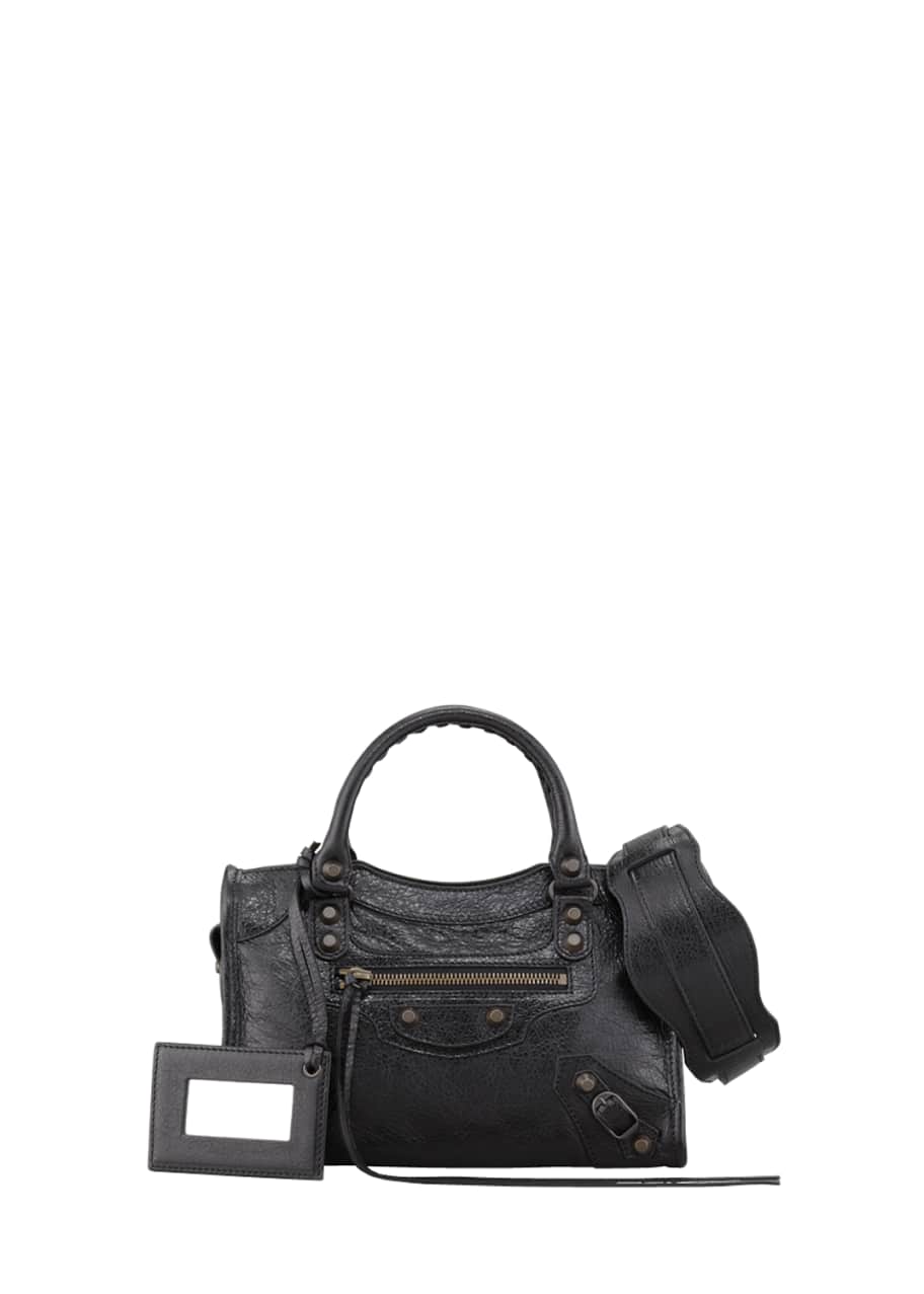 Balenciaga classic mini city bag black sales