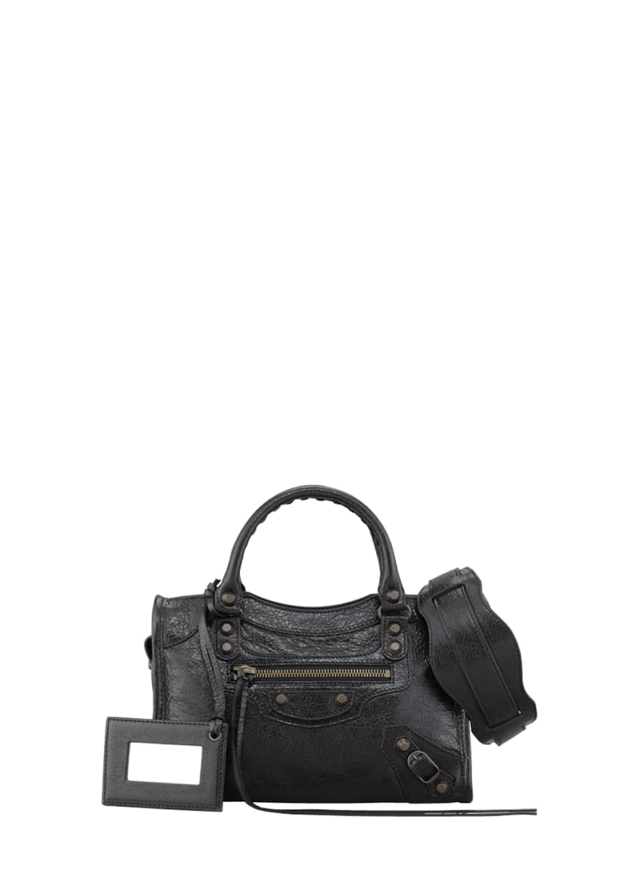 BALENCIAGA Mini City Bag in Black