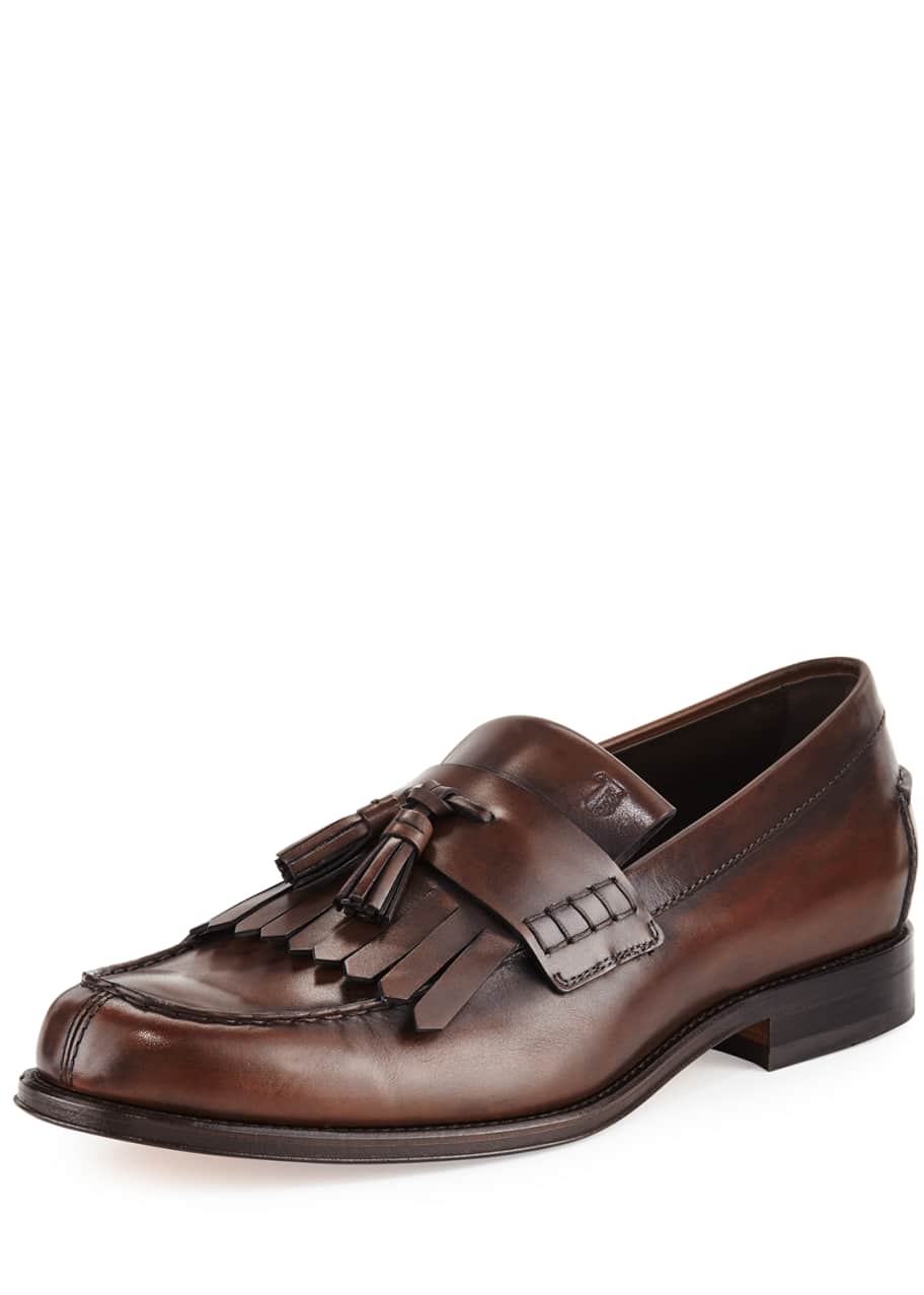 tods tassel loafers