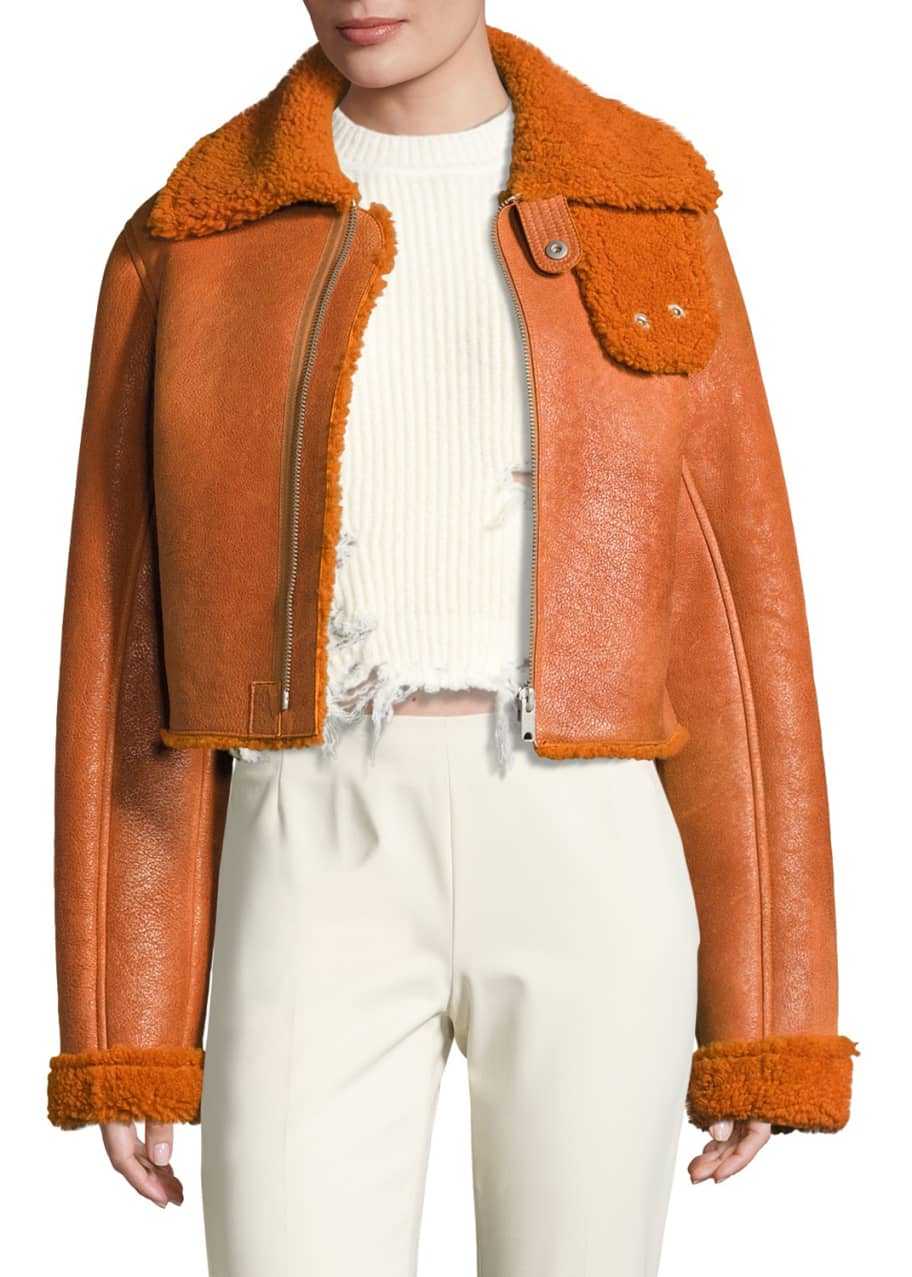 Yeezy shearling cheap jacket