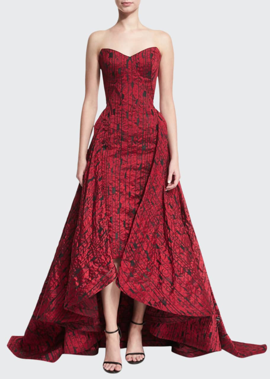 Zac posen store red dress