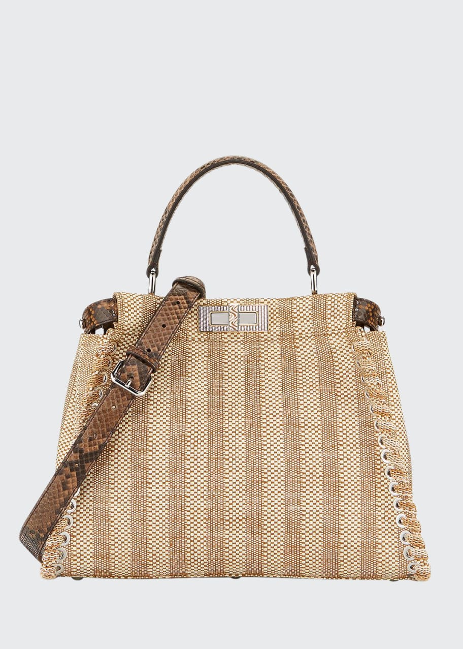 Fendi peekaboo straw clearance