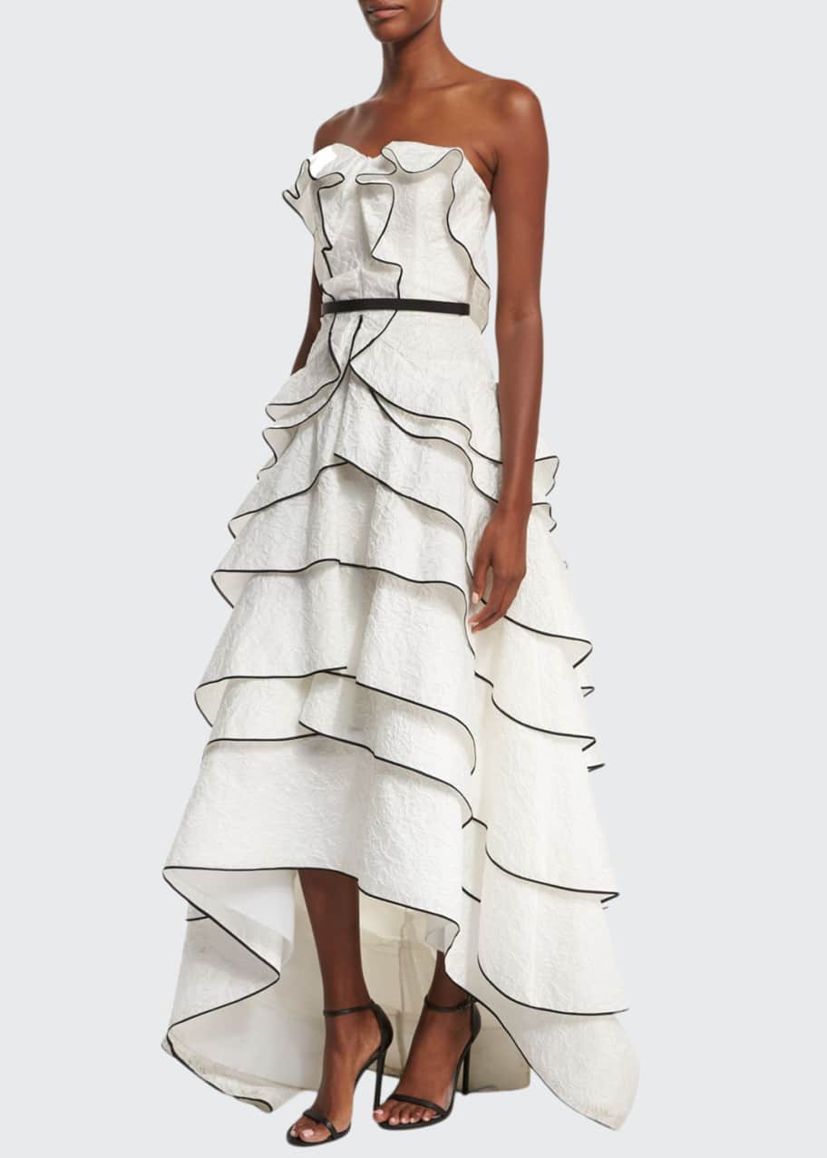 White oscar de la renta dress sale