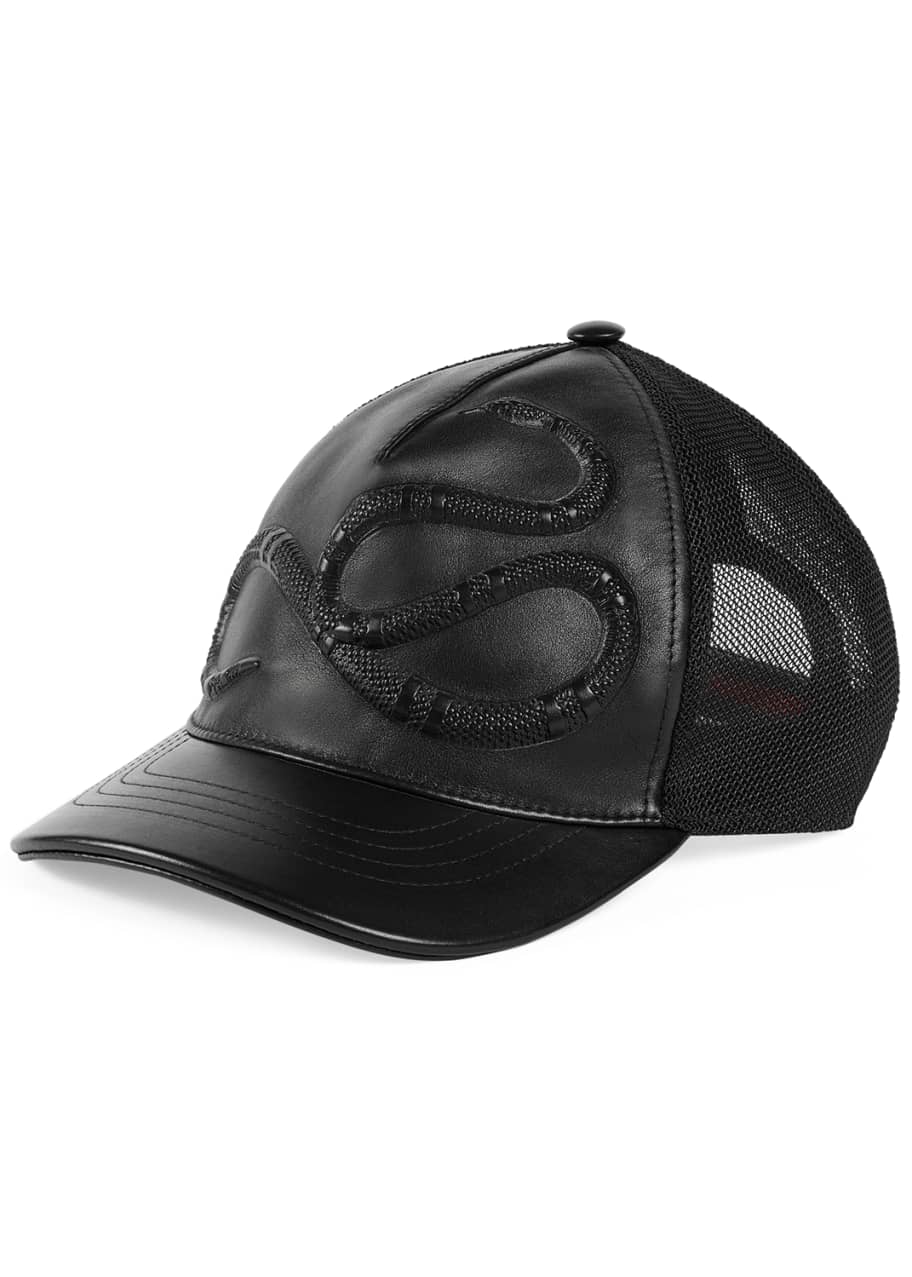 Gucci snake cap black cheap