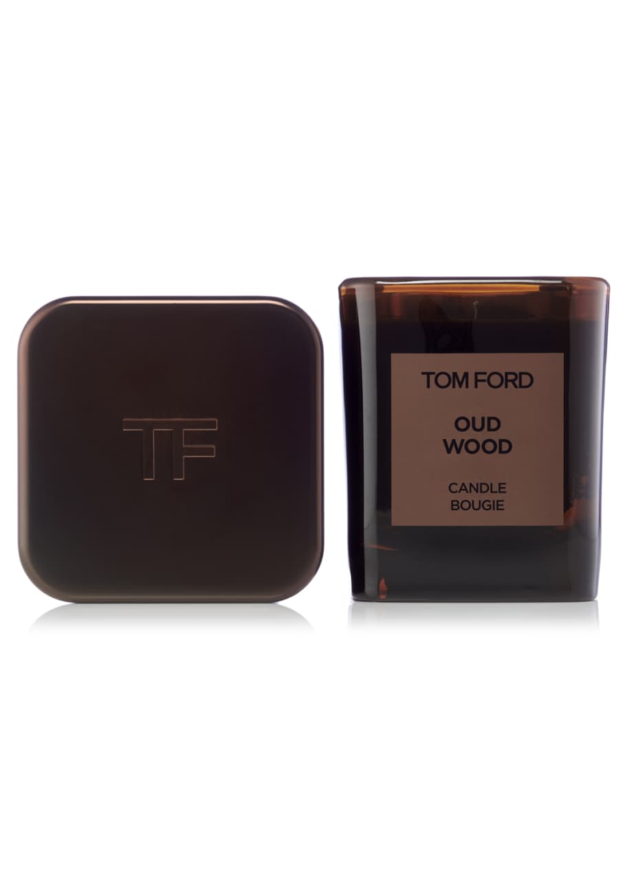 TOM FORD Oud Wood Candle Holder Set Bergdorf Goodman