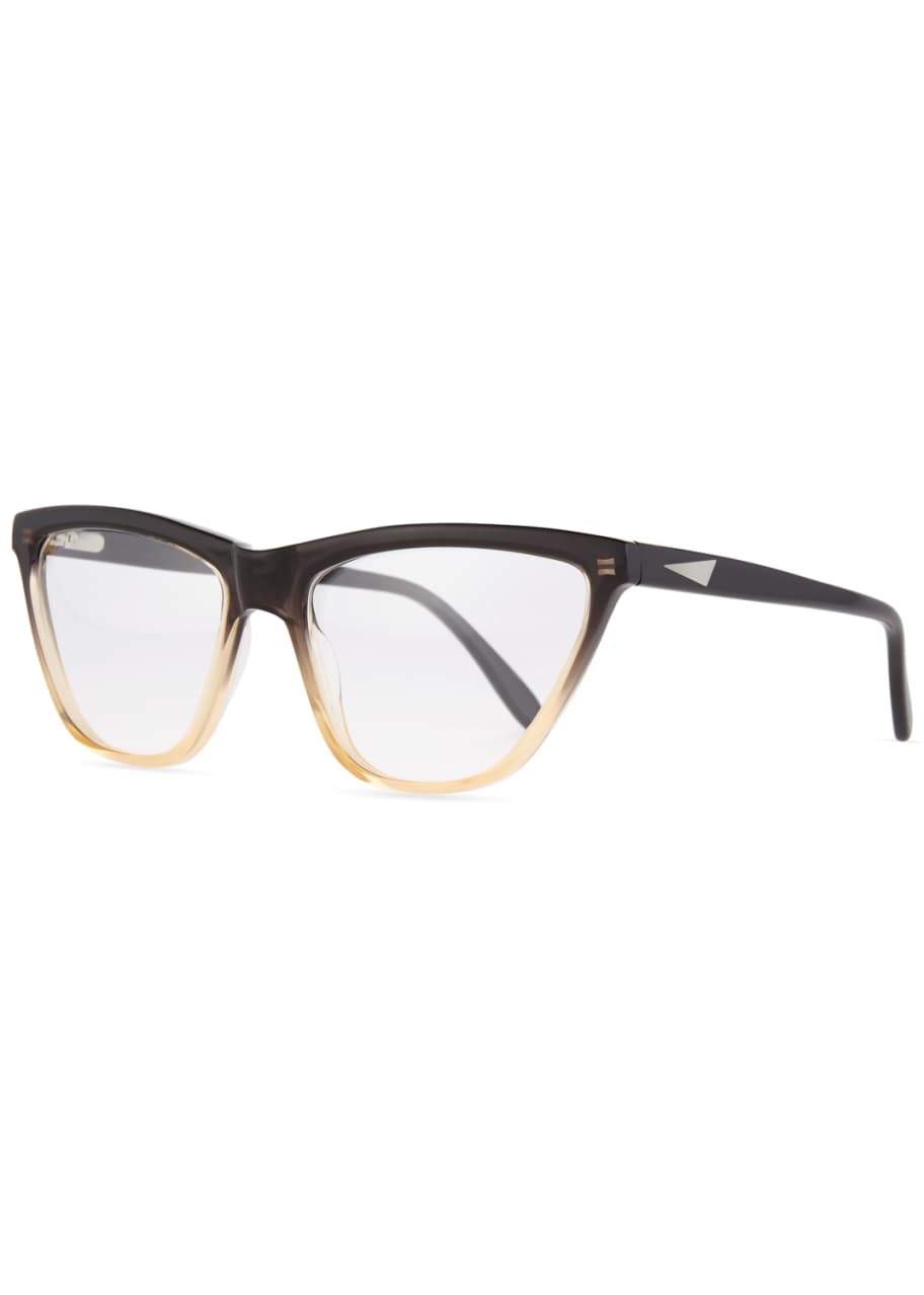 Cat eye shop ombre glasses