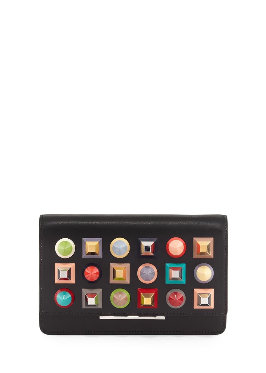 Fendi studded wallet on chain hot sale