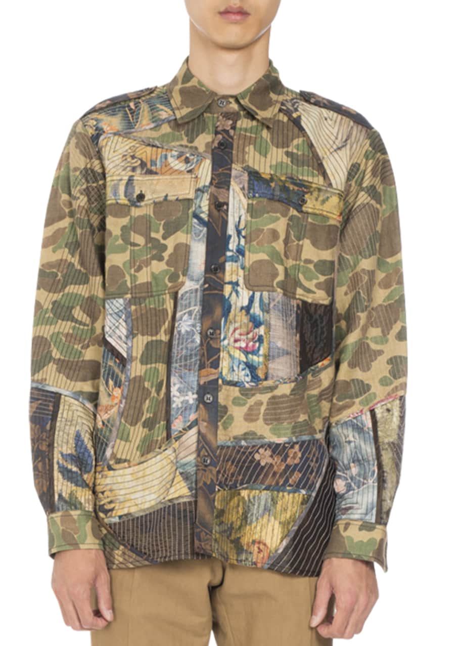 Dries van noten patchwork jeans sale