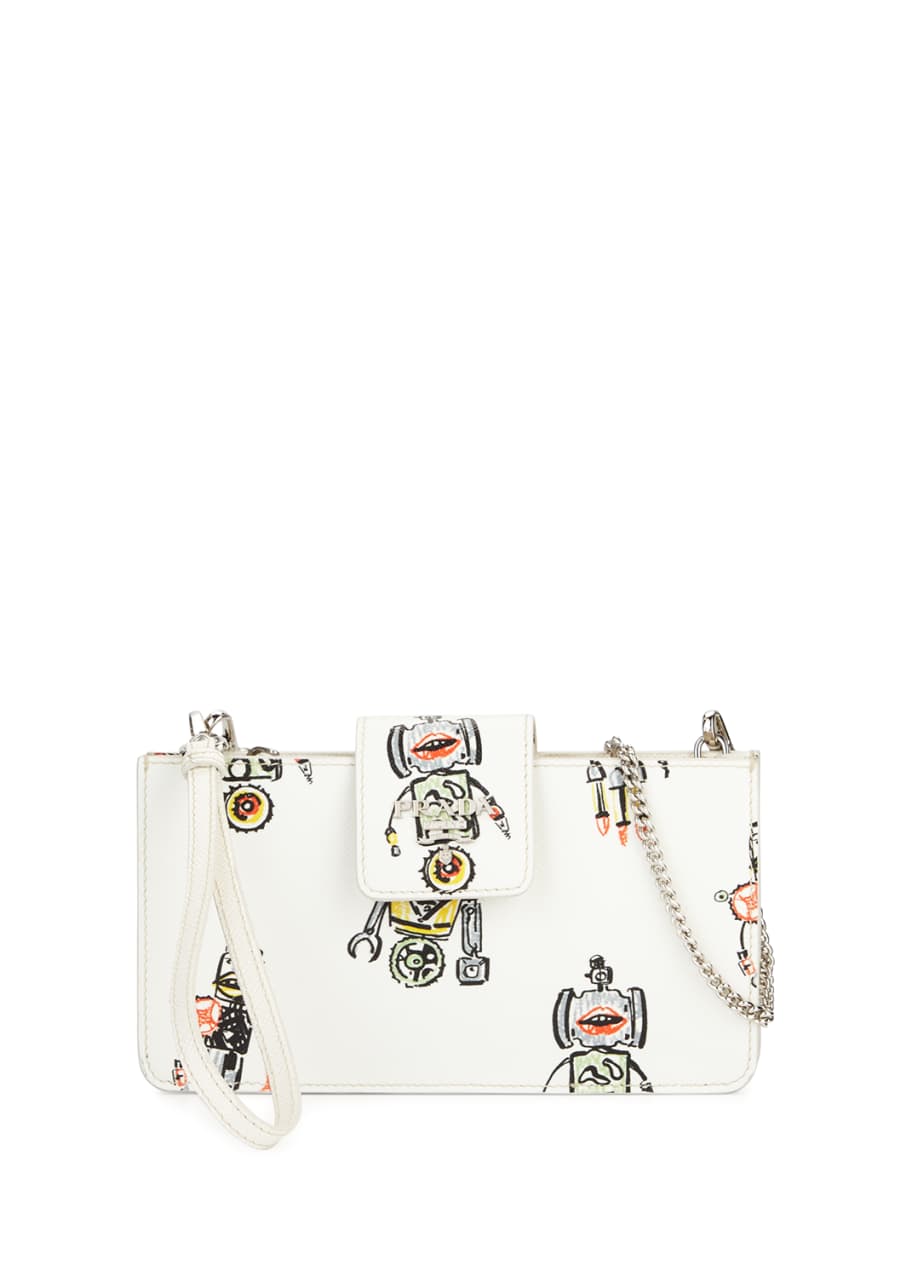 Prada robot clutch store