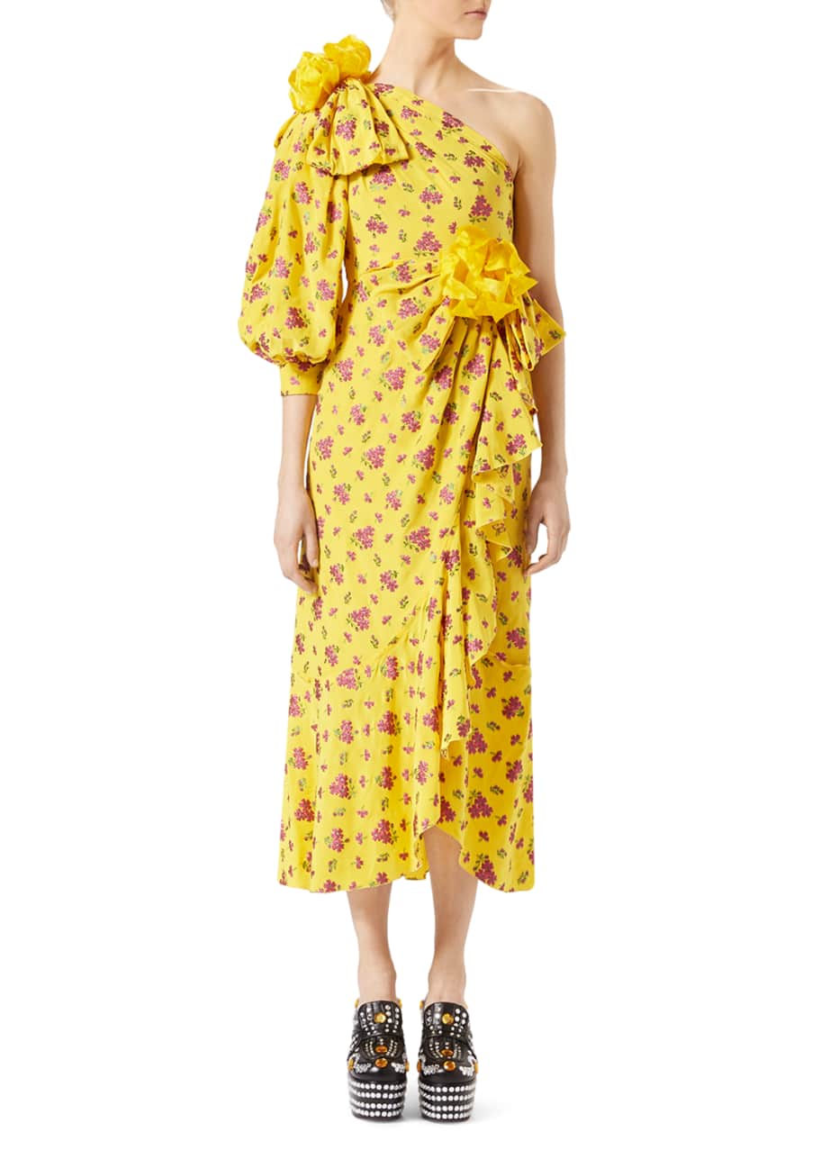 Gucci yellow dress shop