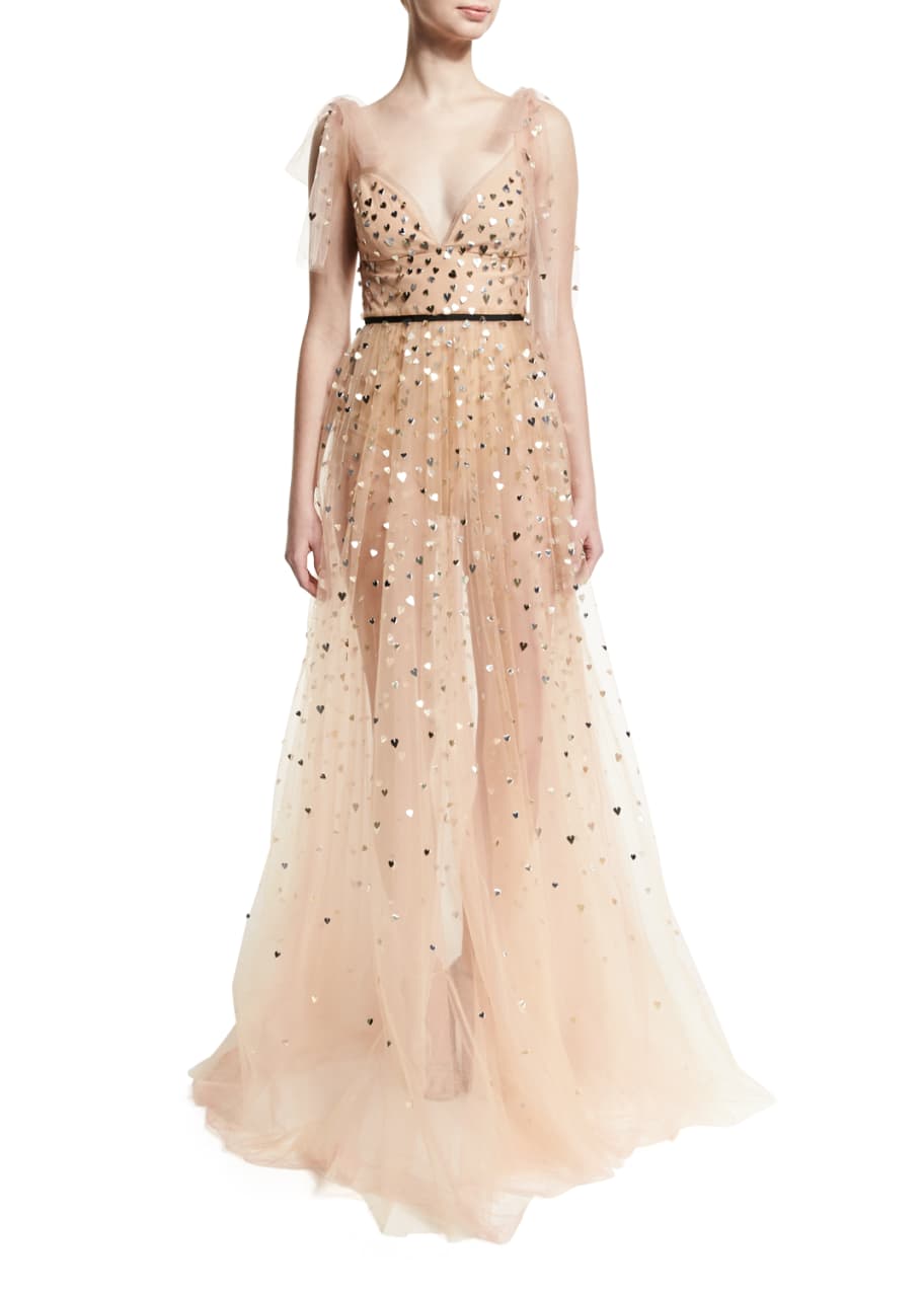 Monique lhuillier tulle dress online