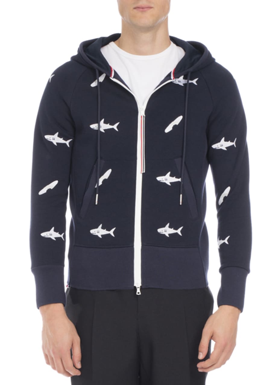 Thom browne shark hoodie cheap