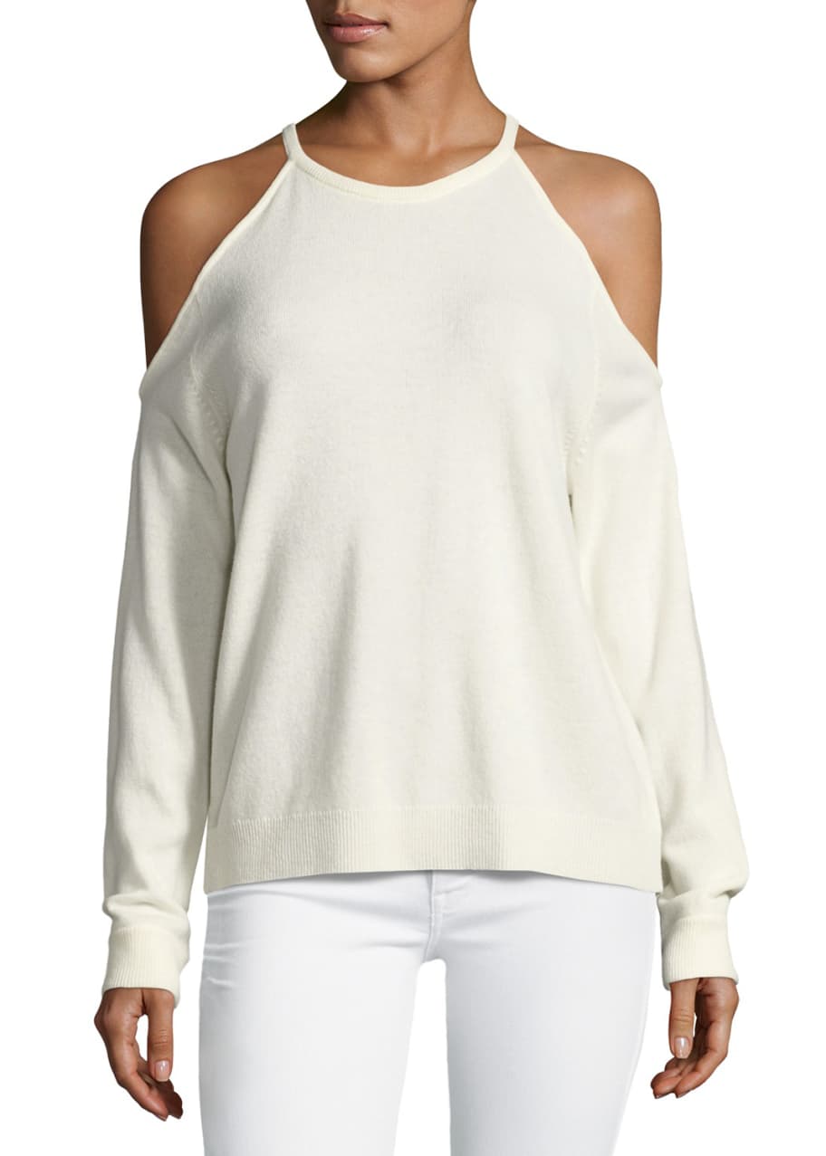 Theory off shoulder sweater shop