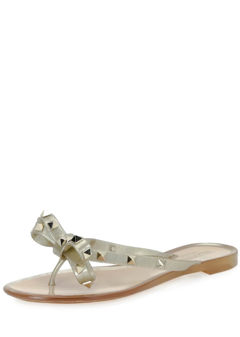Valentino garavani rockstud pvc sandals sales