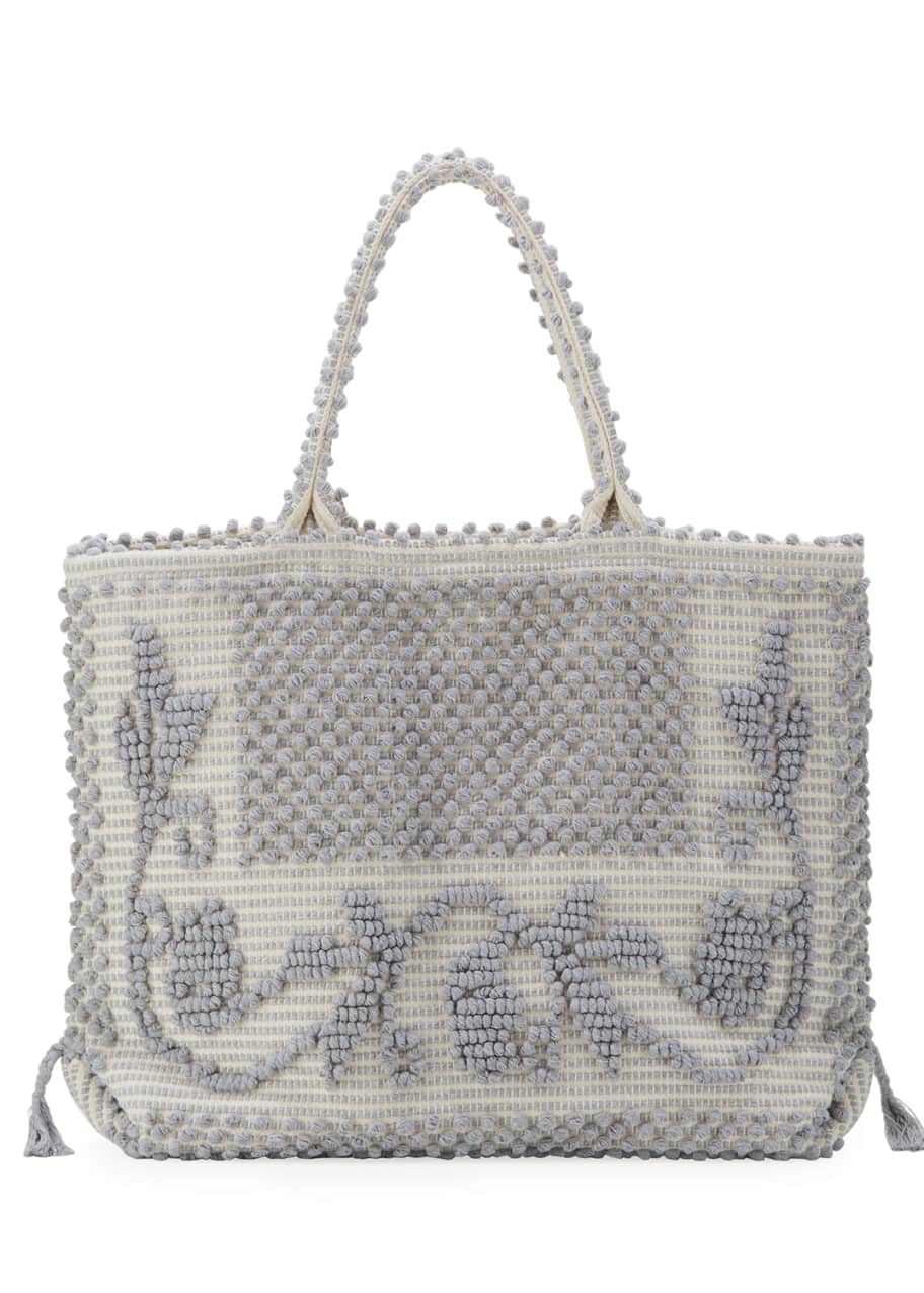 Antonello Martis Fiore Woven Tote Bag Gray Bergdorf Goodman