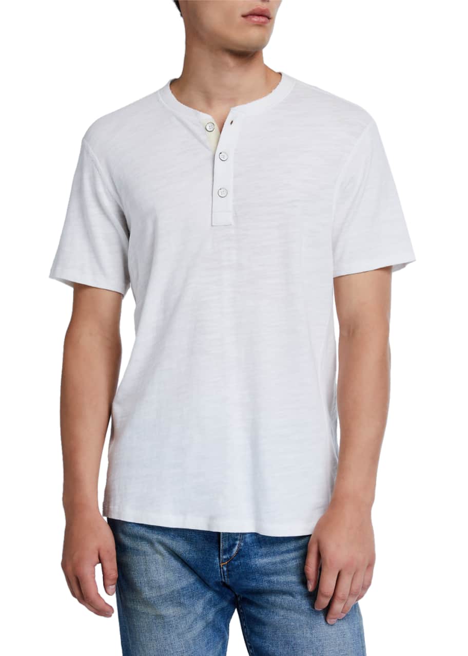 Rag & Bone Men's Standard Issue Short-Sleeve Henley T-Shirt - Bergdorf ...