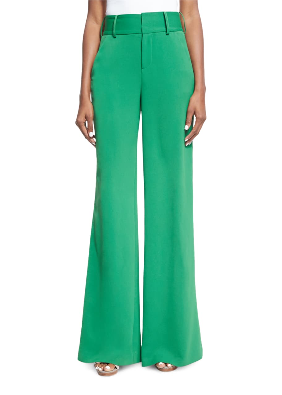 Alice and olivia green pants top
