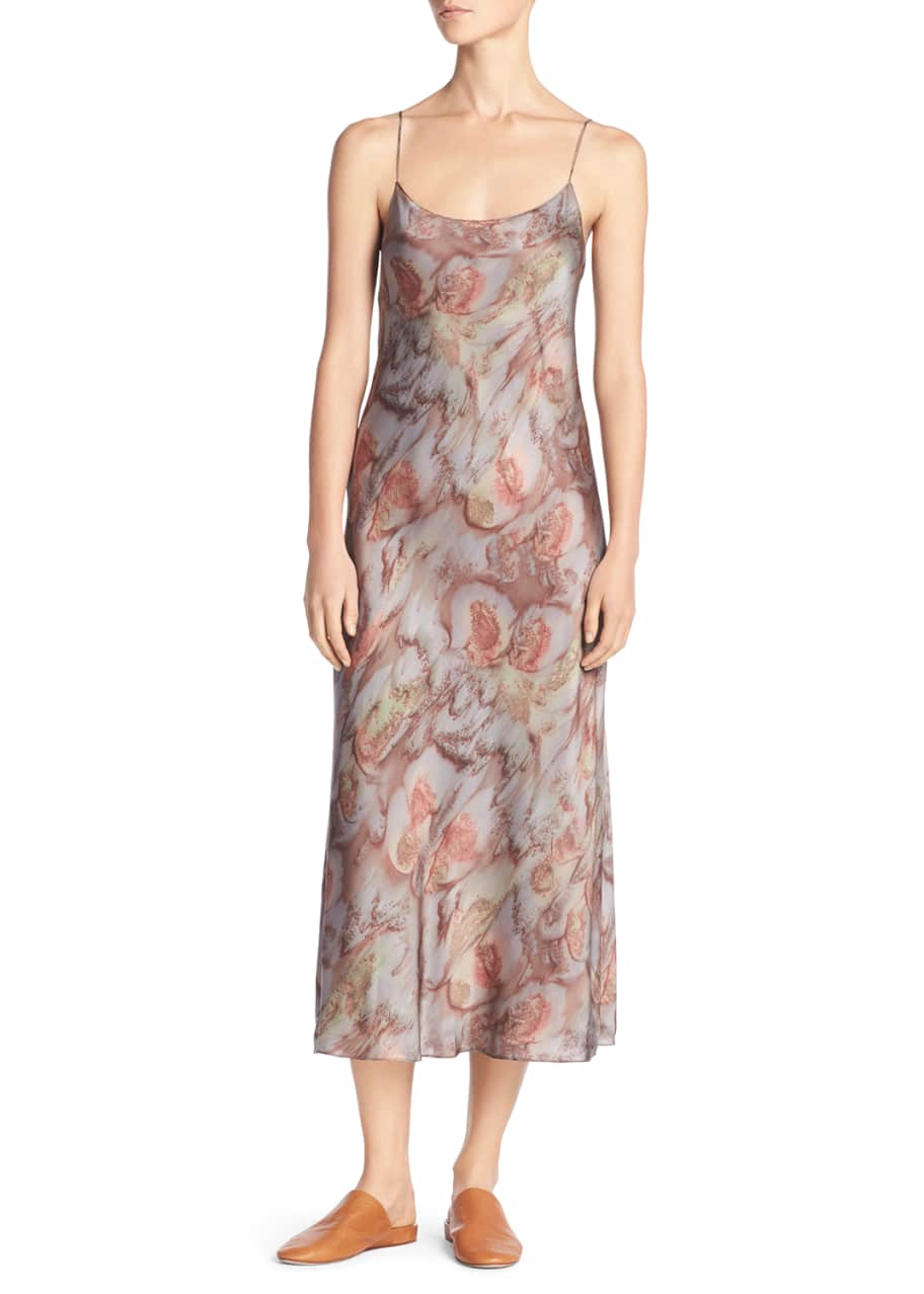 Vince midi slip hotsell dress