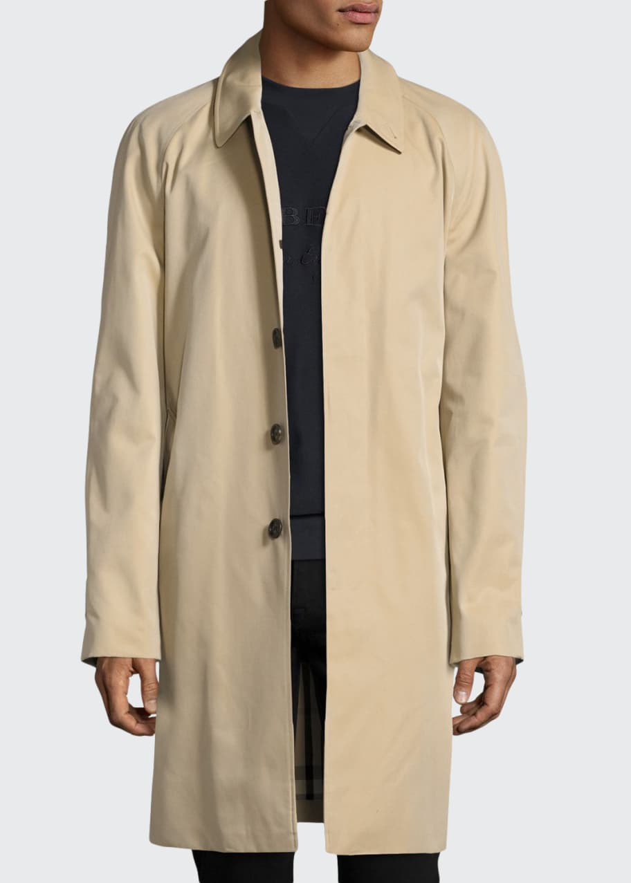 Burberry car coat men 2025