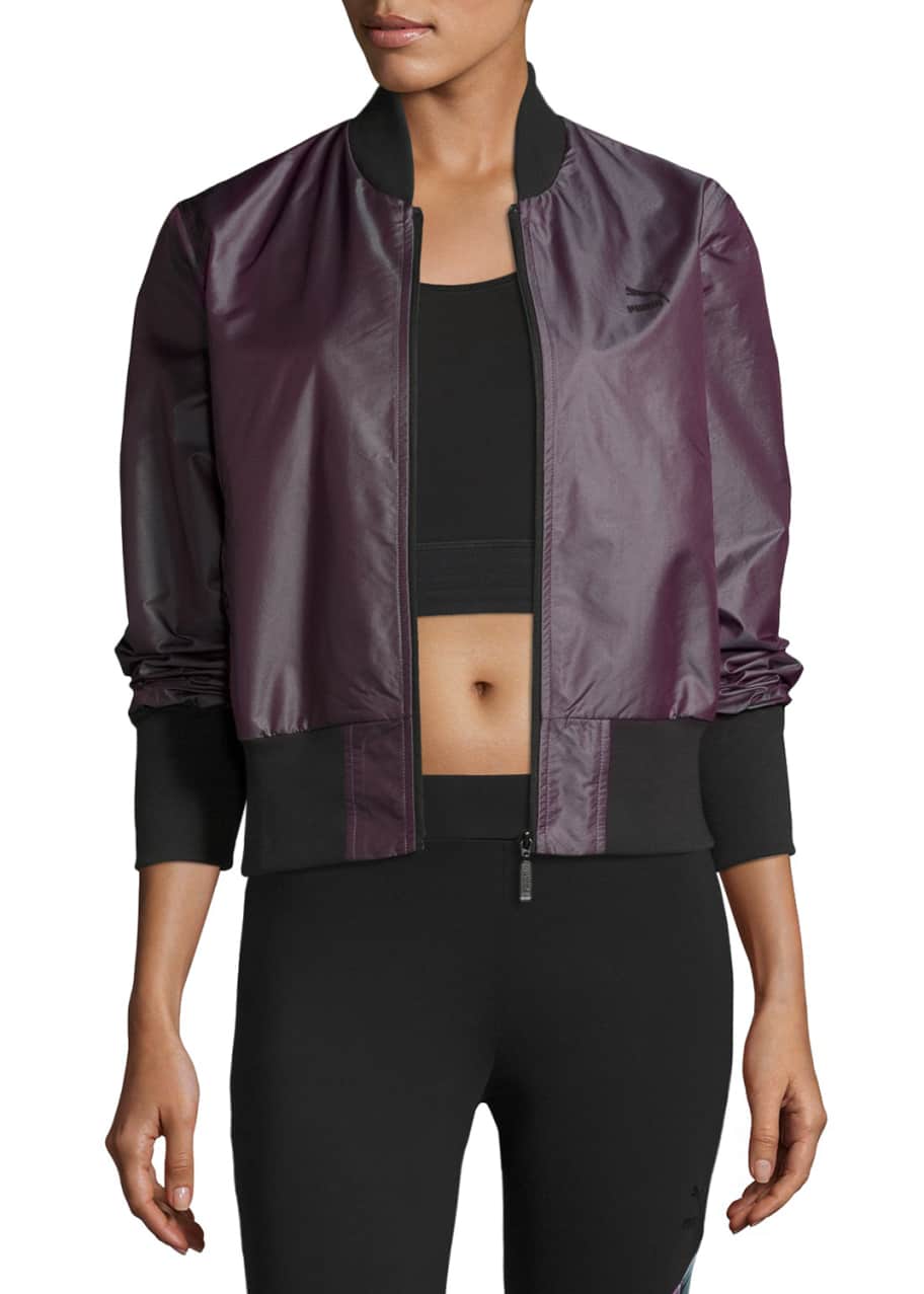 Iridescent best sale bomber jacket