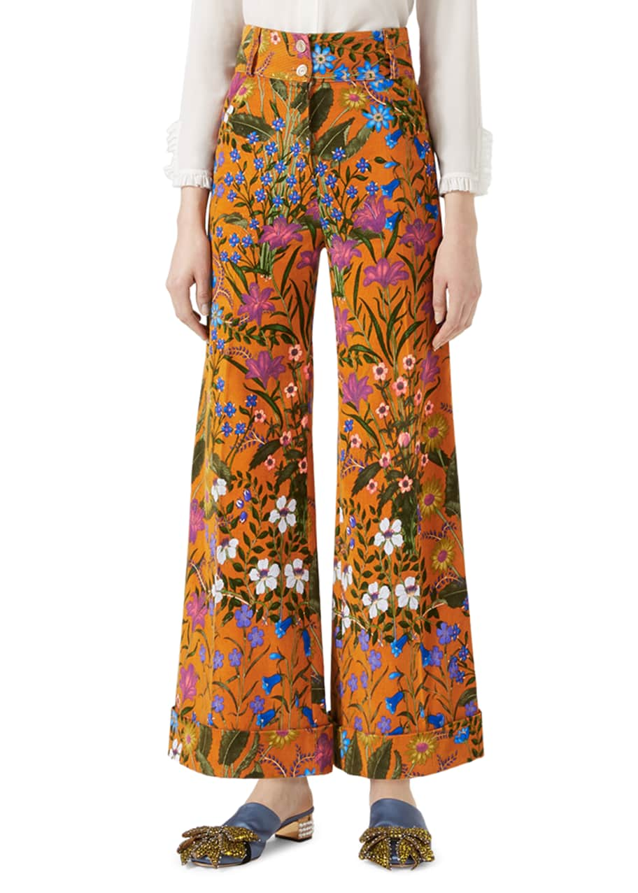 GUCCI - Printed Trousers