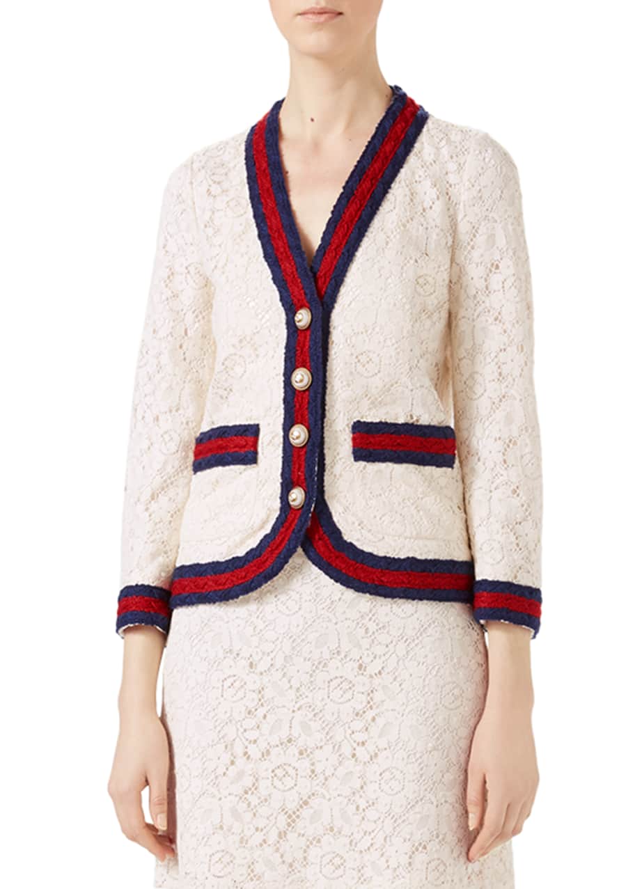 Gucci lace jacket cheap