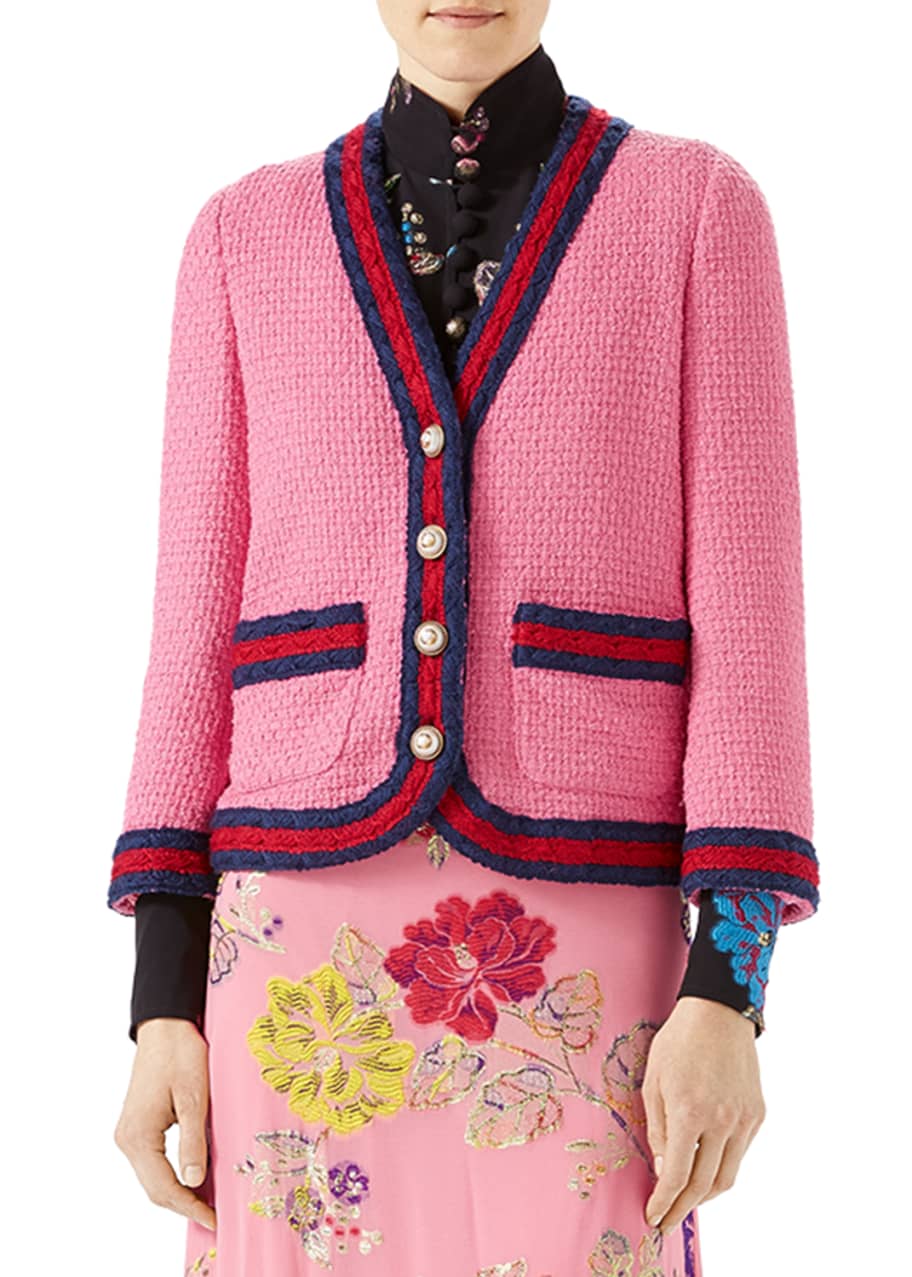 Gucci pink windbreaker sales