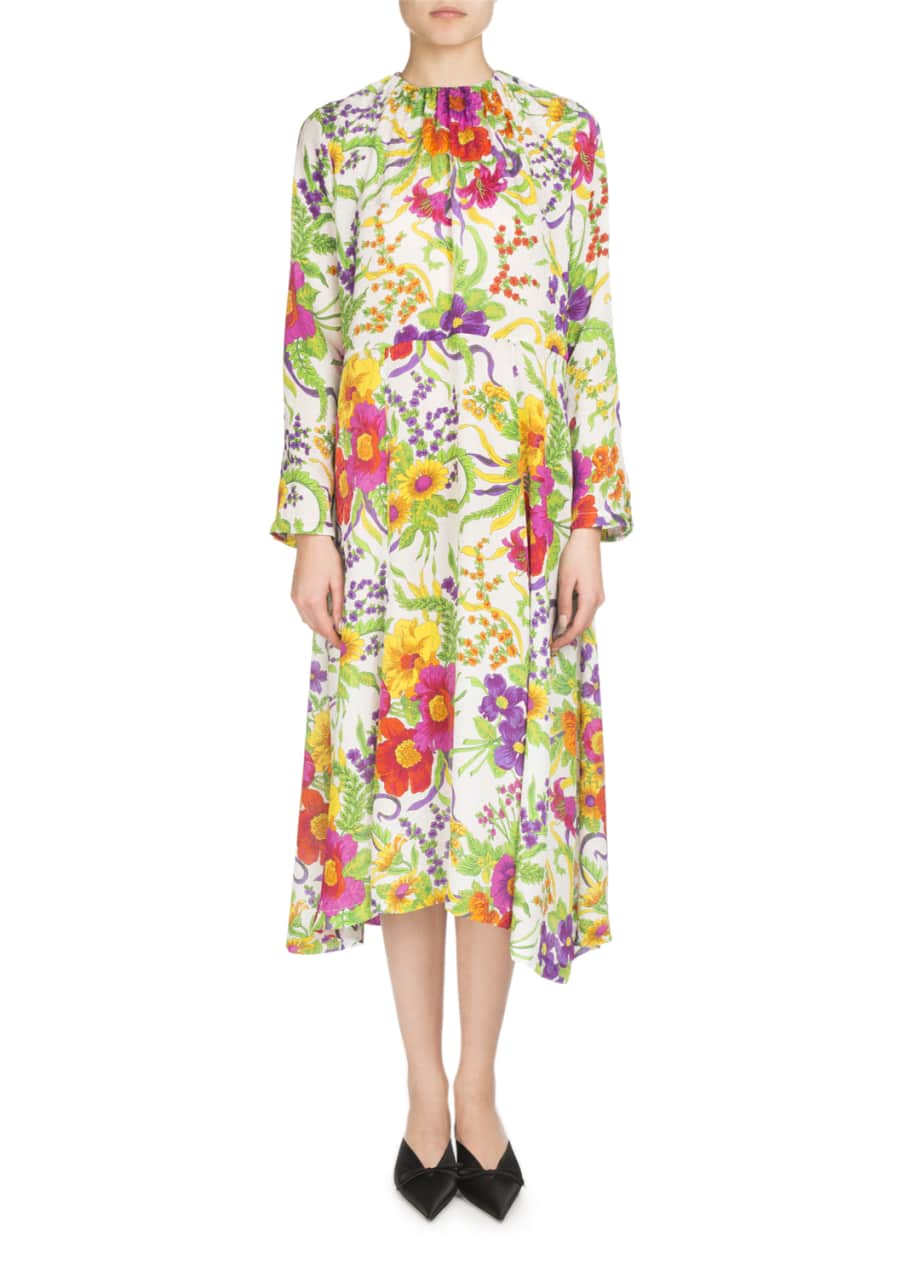 Balenciaga long sleeve dress clearance