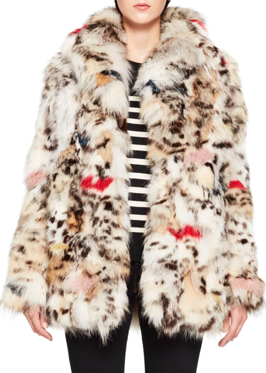Saint laurent shop fur coat