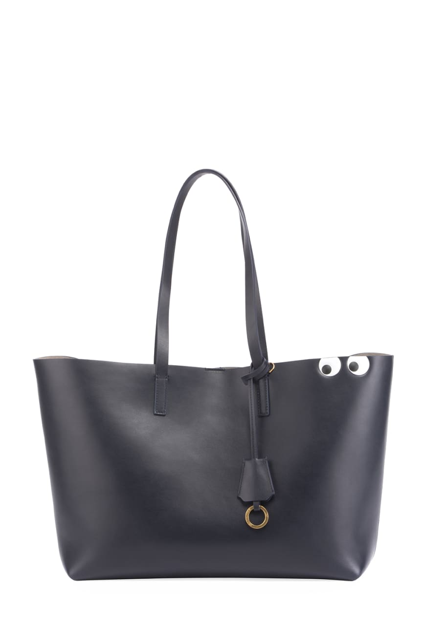 Anya Hindmarch Ebury Shopper II Eyes Tote Bag, Blue - Bergdorf Goodman