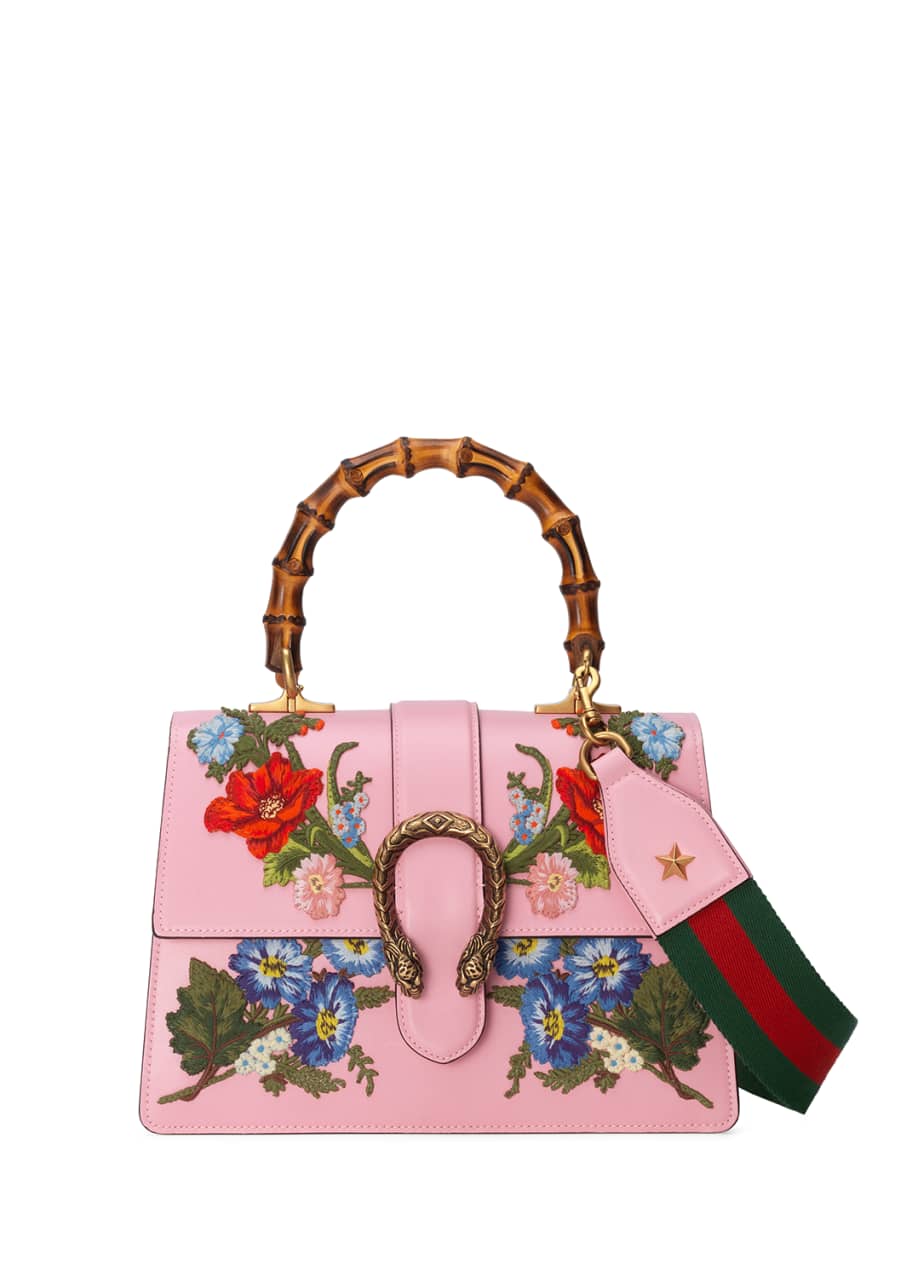 Gucci Dog Embroidered Dionysus Hobo