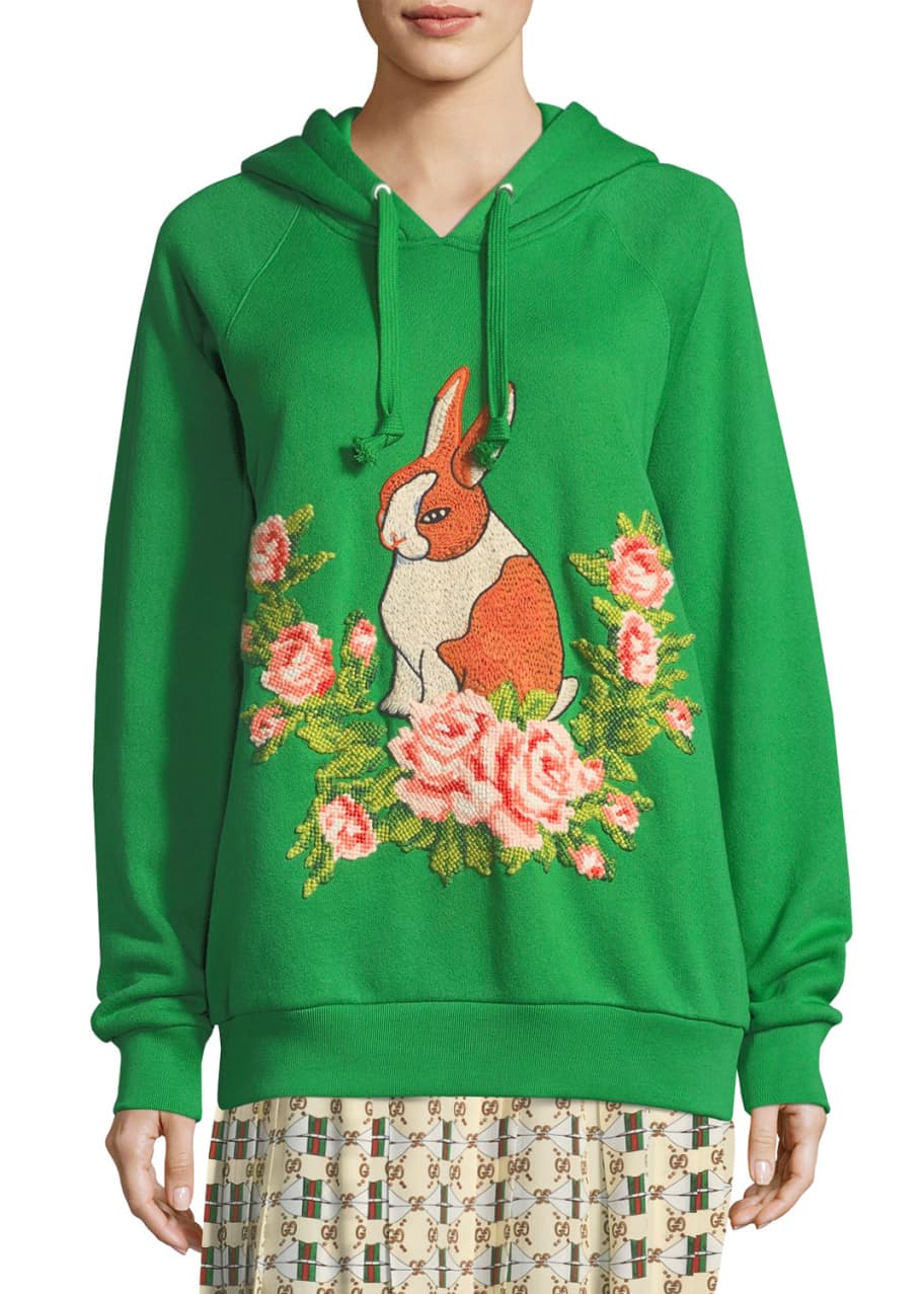 Gucci rabbit hoodie shop