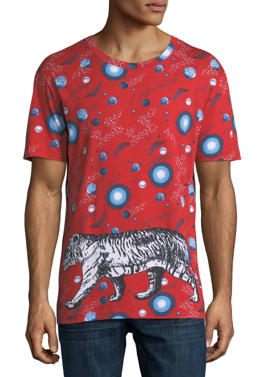 Gucci Space Tiger T Shirt Bergdorf Goodman
