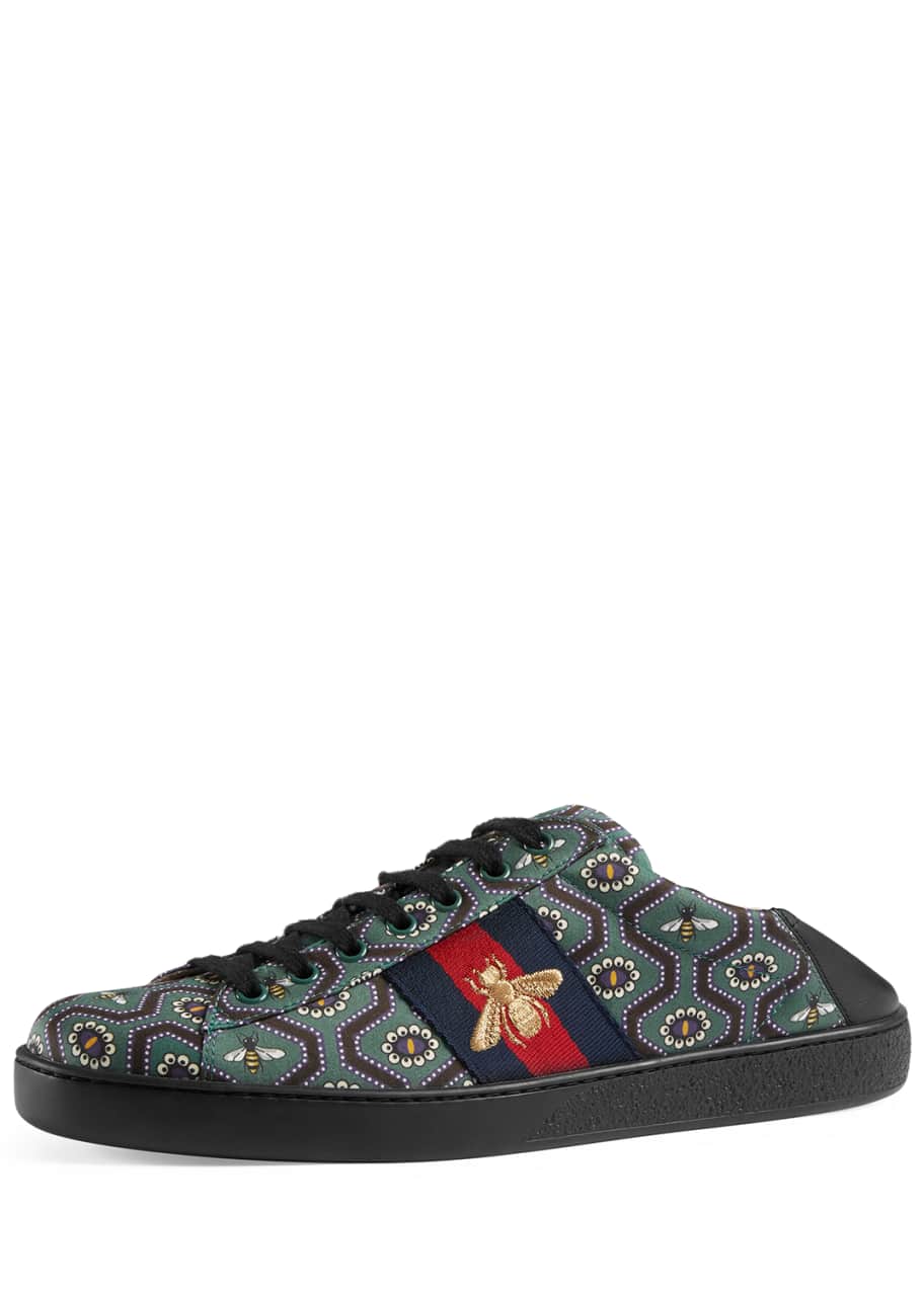 gucci print sneakers