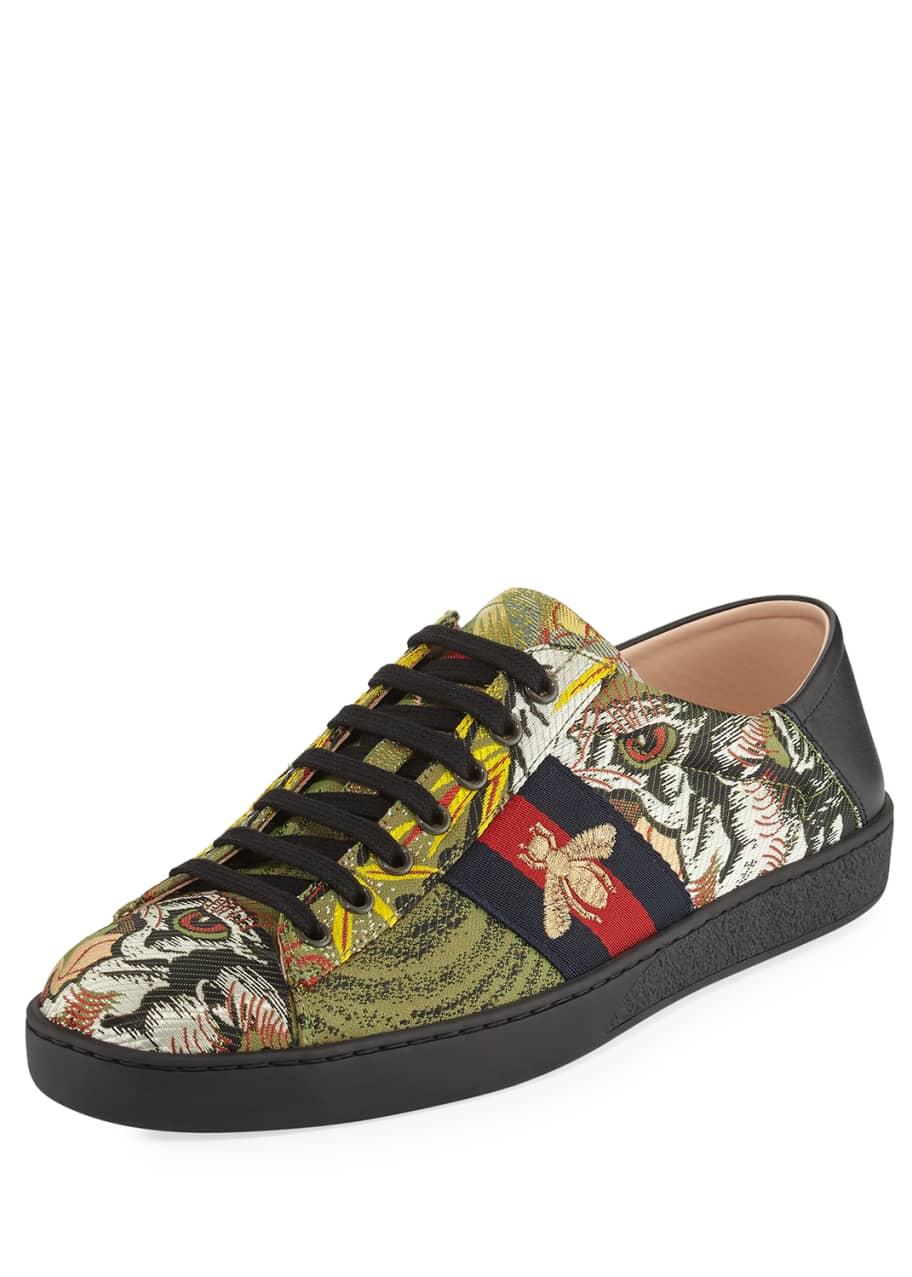 Gucci ace jacquard sneakers