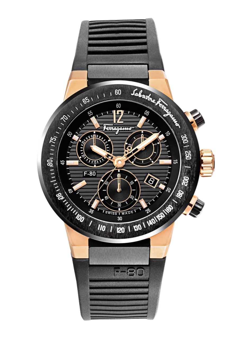 Salvatore Ferragamo F80 Titanium Chronograph Watch Bergdorf Goodman