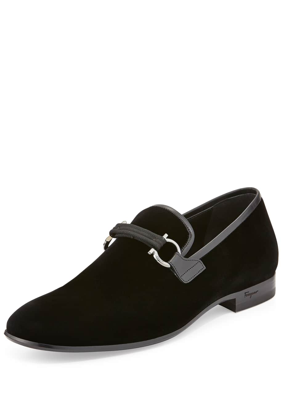 Image 1 of 1: Velvet Formal Loafer, Black