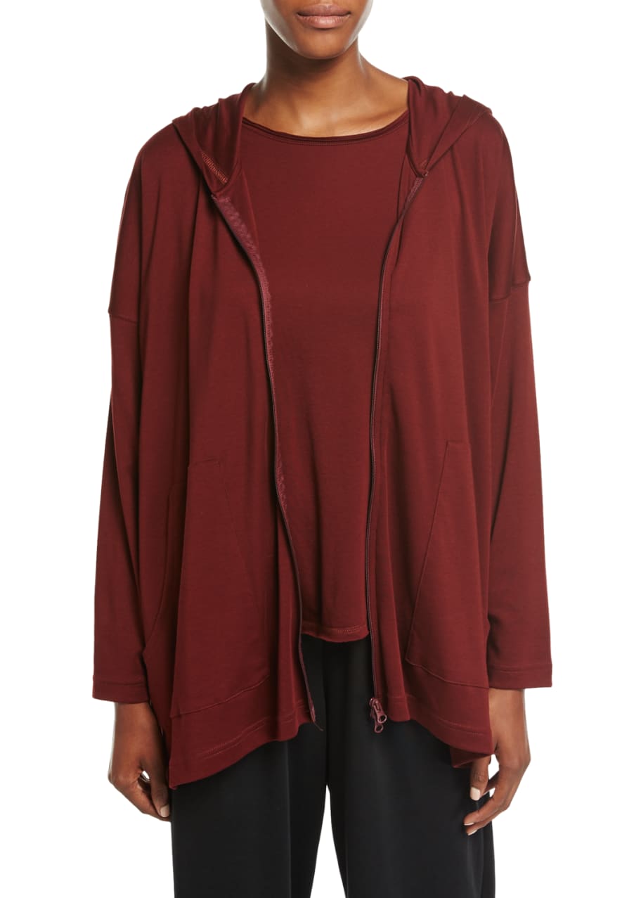 Eskandar Pima Cotton ZipFront Hoodie Bergdorf Goodman