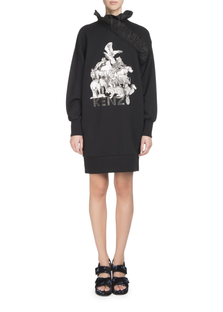 Kenzo ruffle dress online