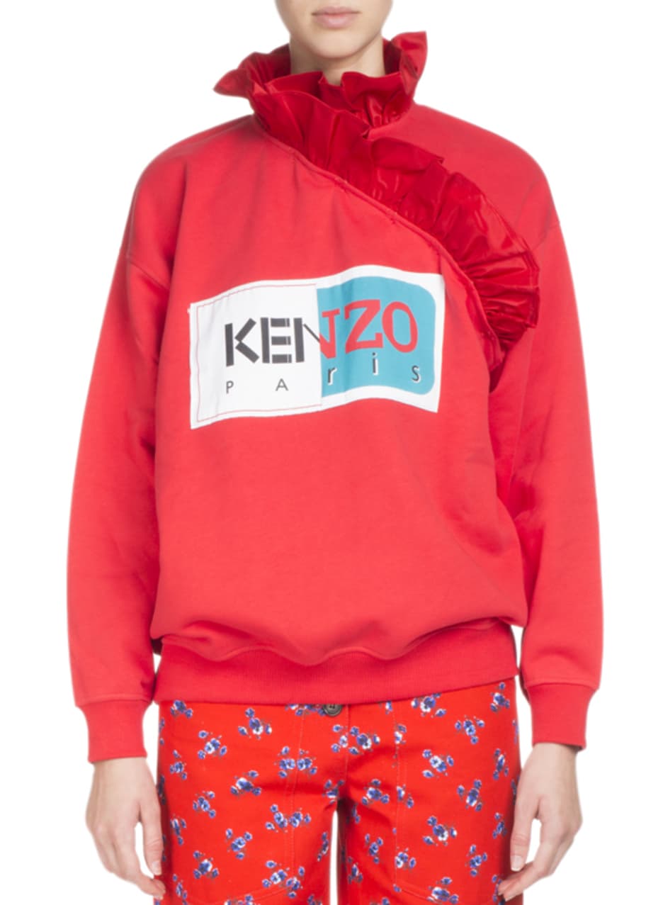Kenzo ruffle shirt hot sale